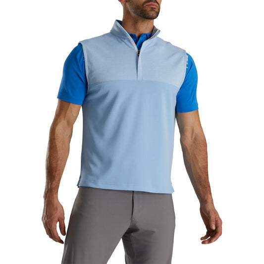 FootJoy Heather Yoke Half-Zip Vest-Previous Season Style