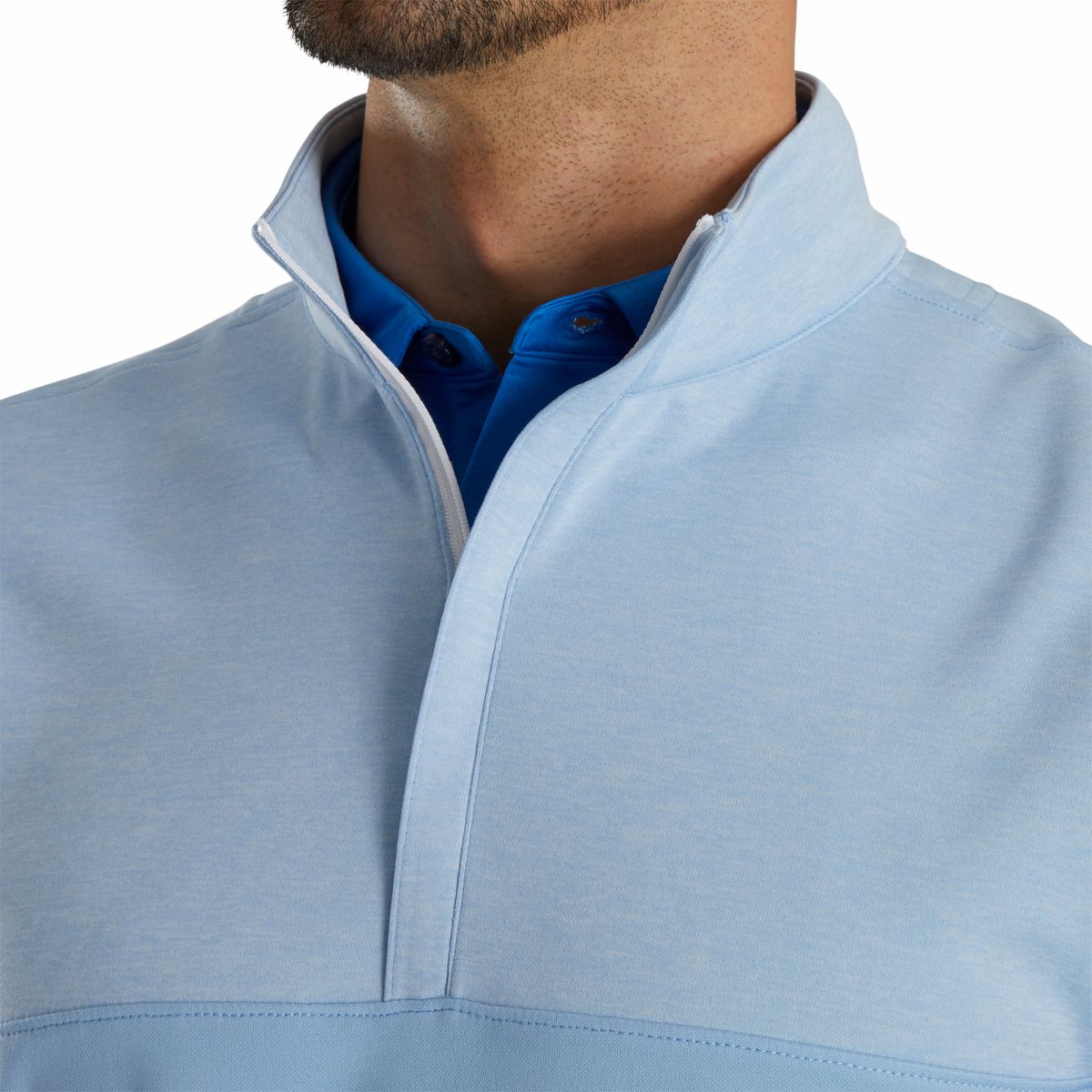 FootJoy Heather Yoke Half-Zip Vest-Previous Season Style