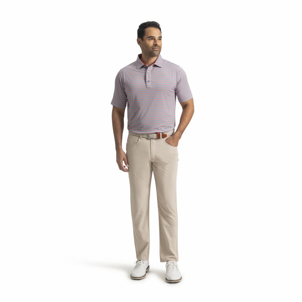 FootJoy Pinstripe Cluster Stripe Lisle
