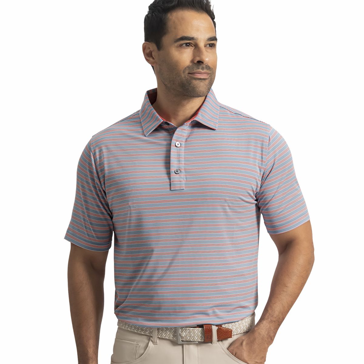 Chambray / Nantucket Red / White,S