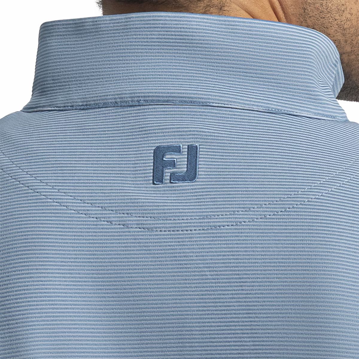 FootJoy Quarter-Zip Ottoman Stripe Knit