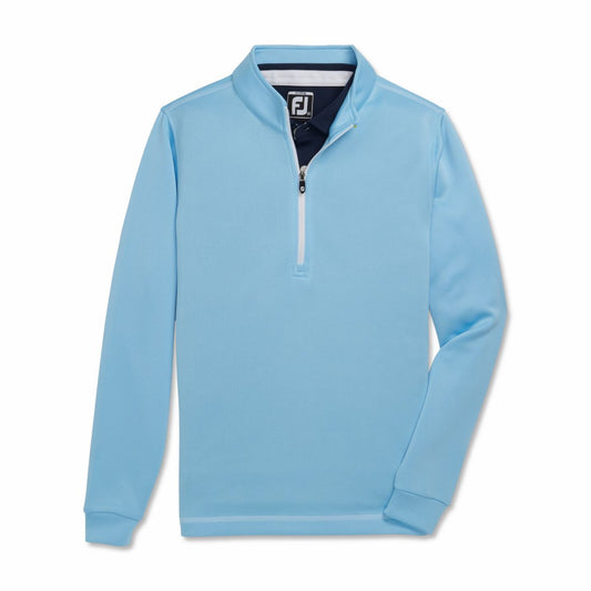 FootJoy Half-Zip Contrast Stitch Mid-Layer Junior