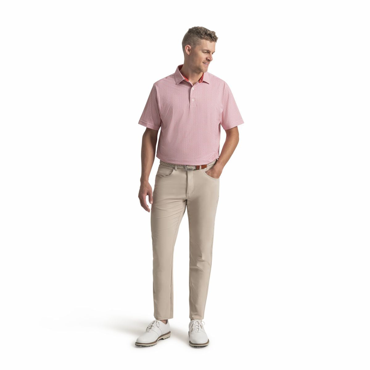 FootJoy Scallop Geo Pique