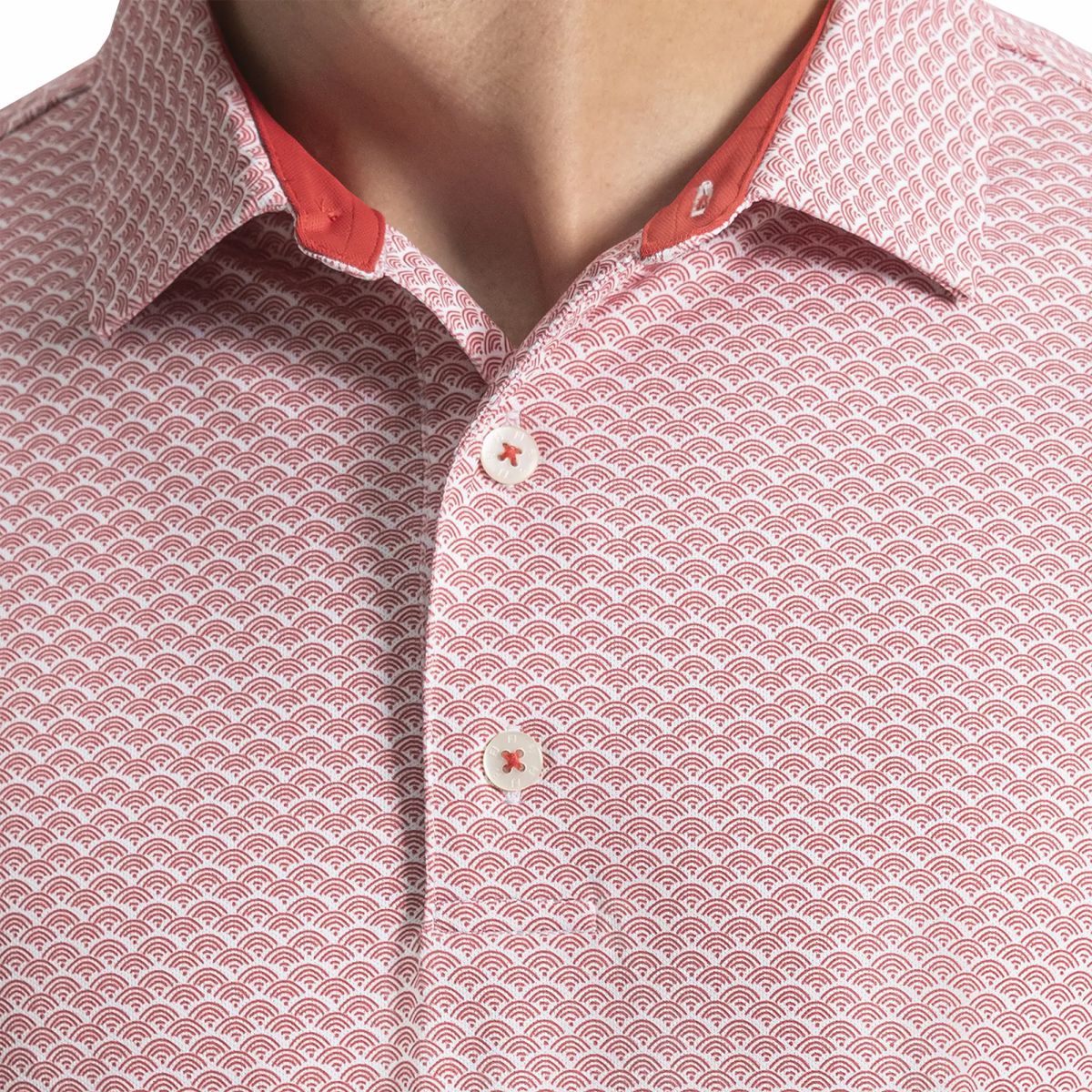 FootJoy Scallop Geo Pique