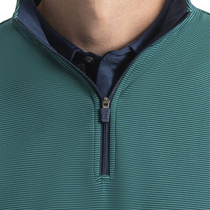 FootJoy Quarter-Zip Ottoman Stripe Knit